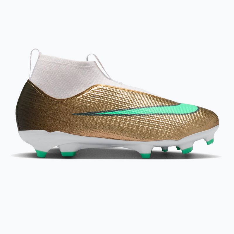 Футбольне взуття дитяче Nike Jr. Mercurial Superfly 11 Academy "Kylian Mbappé" metallic gold/green glow