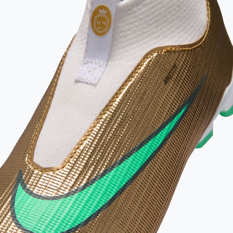 Футбольне взуття дитяче Nike Jr. Mercurial Superfly 11 Academy "Kylian Mbappé" metallic gold/green glow 5