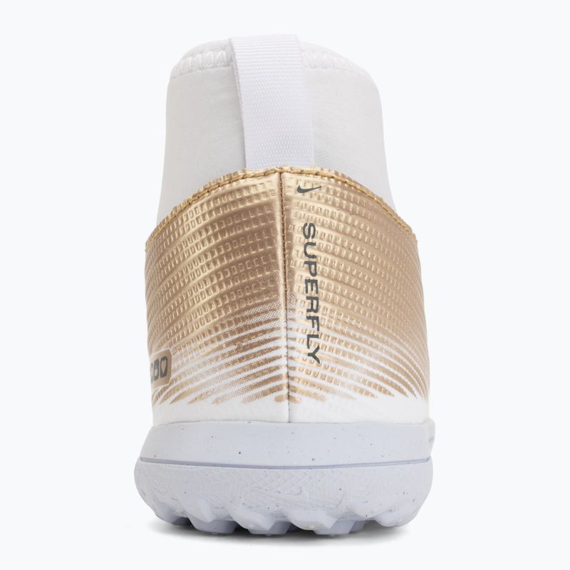 Футбольне взуття дитяче Nike Jr. Mercurial Superfly 11 Club "Kylian Mbappé" metallic gold/green glow 6