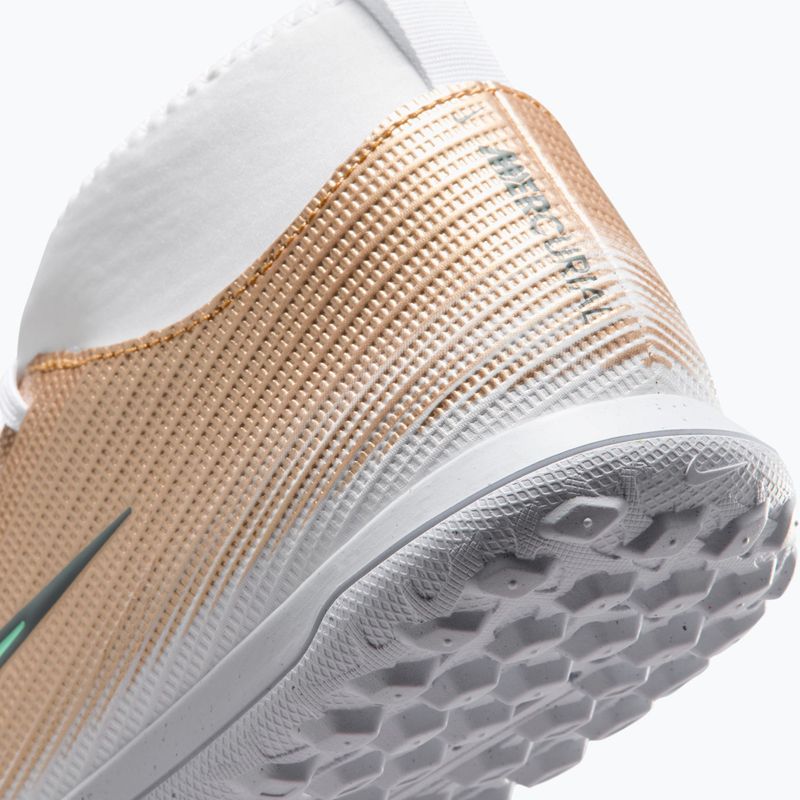 Футбольне взуття дитяче Nike Jr. Mercurial Superfly 11 Club "Kylian Mbappé" metallic gold/green glow 6