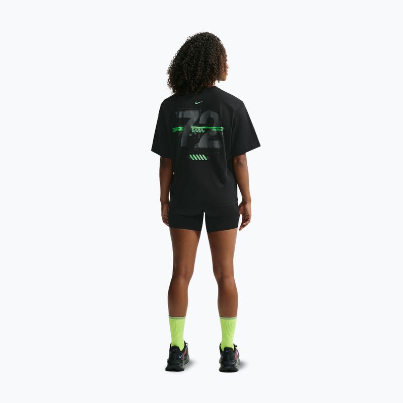 Футболка для бігу жіноча Nike Swift Dri-Fit black/no color/illusion green 3
