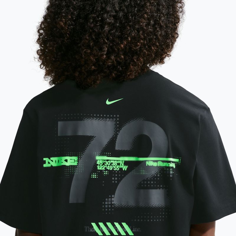 Футболка для бігу жіноча Nike Swift Dri-Fit black/no color/illusion green 5