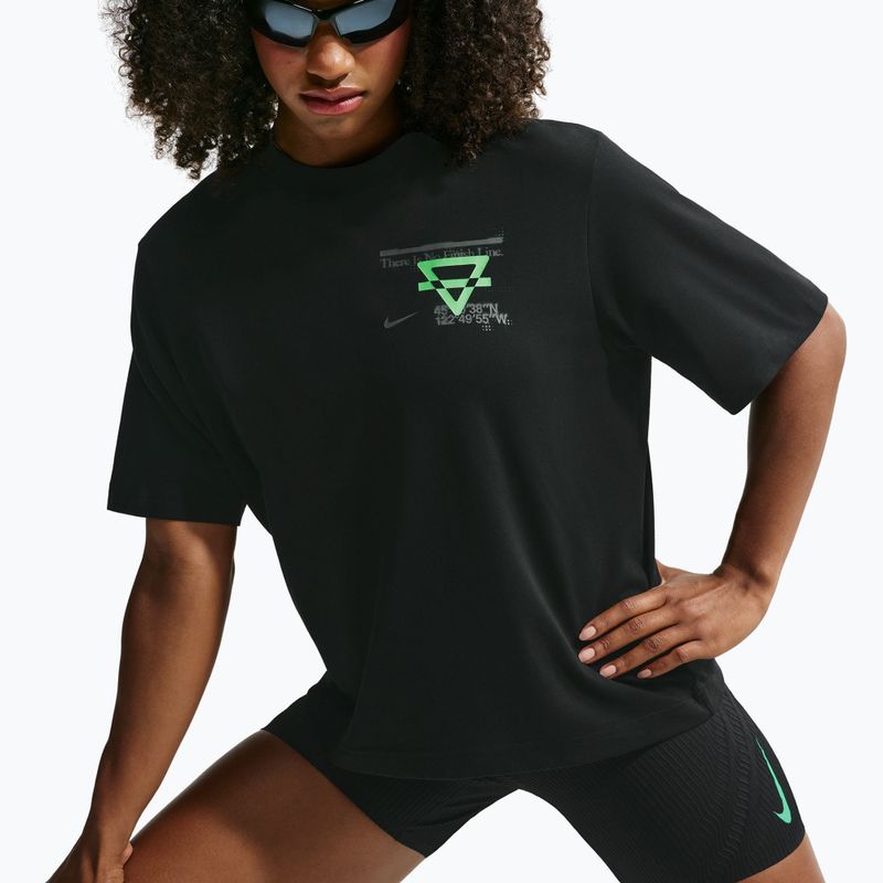 Футболка для бігу жіноча Nike Swift Dri-Fit black/no color/illusion green 6