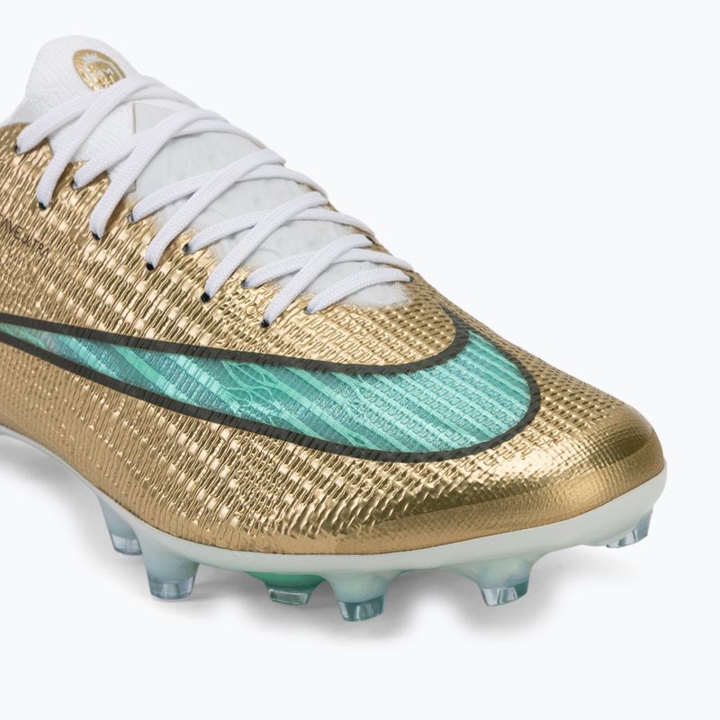 Кросівки футбольні чоловічі Nike Mercurial Superfly 11 Elite "Kylian Mbappé" metallic gold/green glow 7