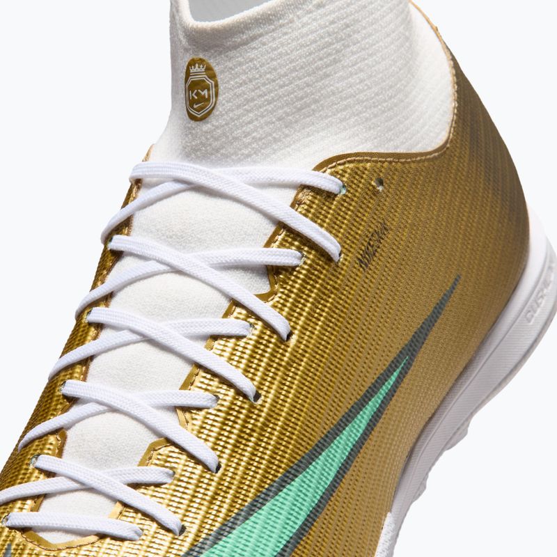 Кросівки футбольні чоловічі Nike Mercurial Superfly 11 Academy "Kylian Mbappé" metallic gold/green glow 5