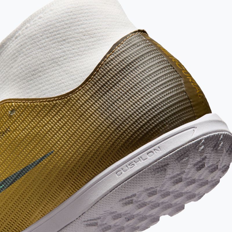 Кросівки футбольні чоловічі Nike Mercurial Superfly 11 Academy "Kylian Mbappé" metallic gold/green glow 6