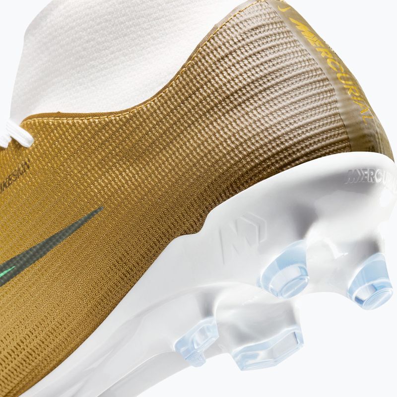 Кросівки футбольні чоловічі Nike Mercurial Superfly 11 Academy "Kylian Mbappé" metallic gold/green glow 6