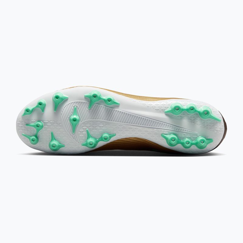 Кросівки футбольні чоловічі Nike Mercurial Superfly 11 Academy "Kylian Mbappé" metallic gold/green glow 3