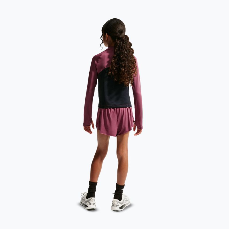 Шорти дитячі Nike Pro pink smoke/black/white 3