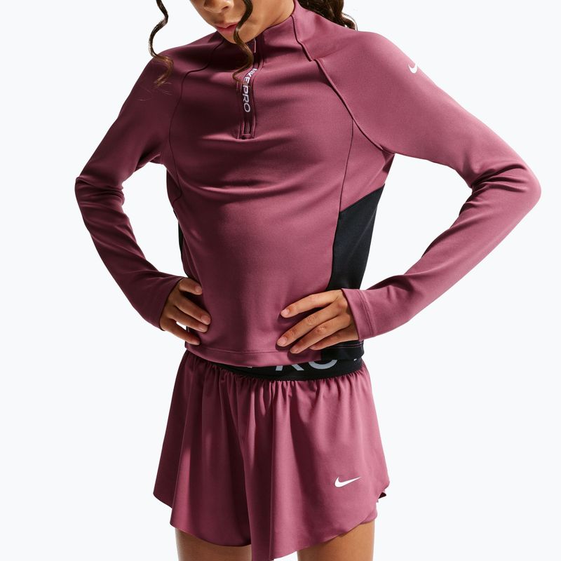 Шорти дитячі Nike Pro pink smoke/black/white 4