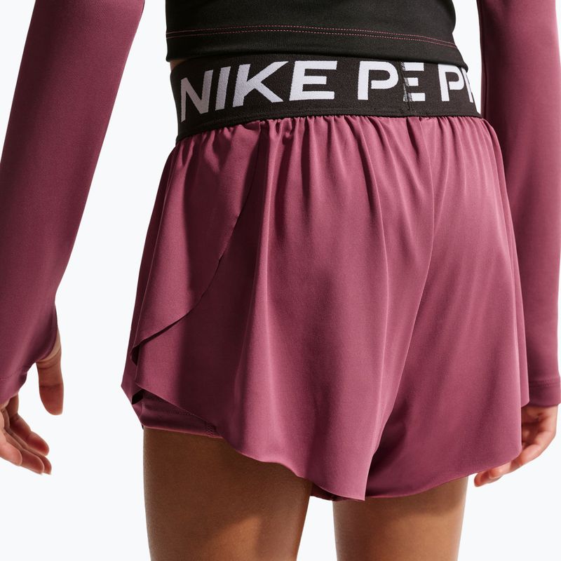 Шорти дитячі Nike Pro pink smoke/black/white 5