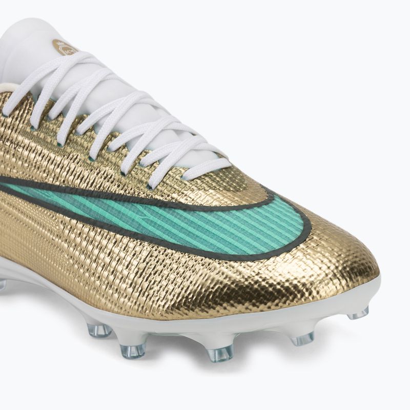 Кросівки футбольні чоловічі Nike Mercurial Superfly 11 Pro "Kylian Mbappé" metallic gold/green glow 7