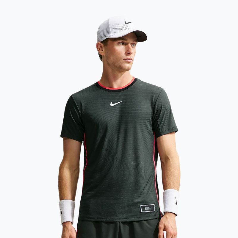 Футболка поло Nike Court Slam Aero-Fit Black Spruce/White