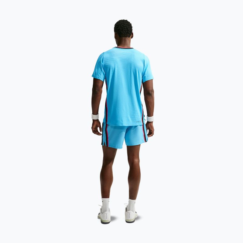 Футболка поло Nike Court Slam Aero-Fit Baltic Blue/Black 3