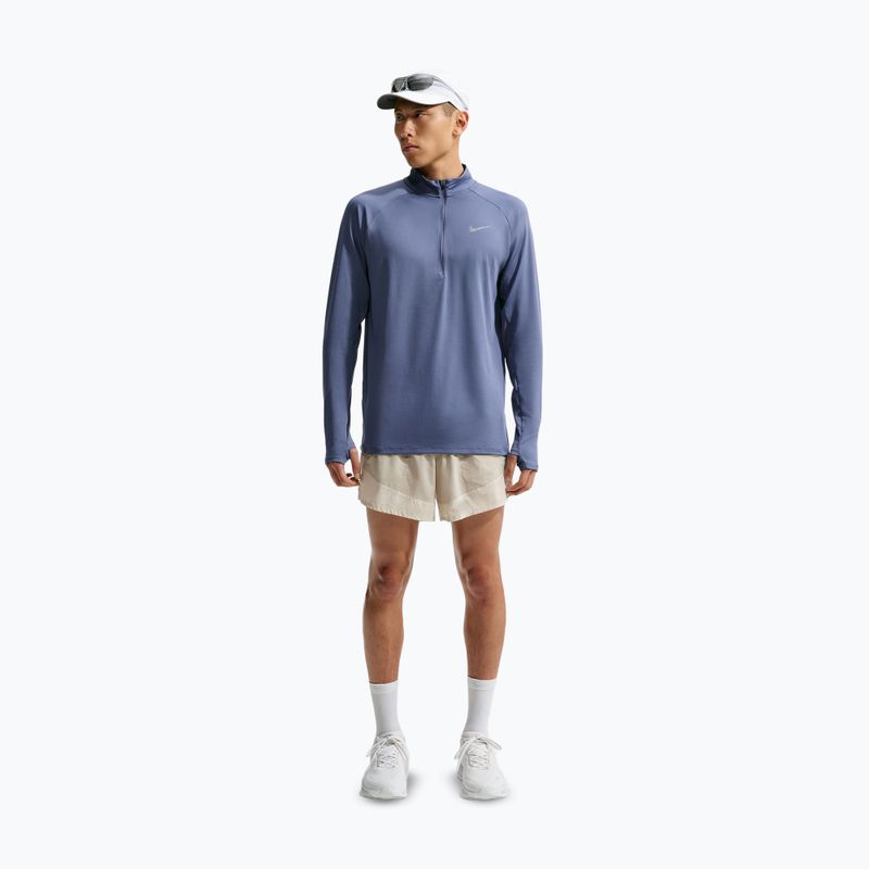 Кофта для бігу чоловіча Nike Stride 1/4 Zip Dri-Fit diffused blue 2