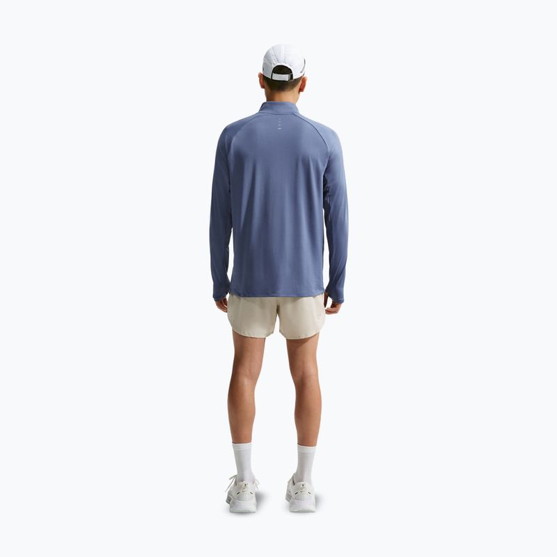 Кофта для бігу чоловіча Nike Stride 1/4 Zip Dri-Fit diffused blue 3