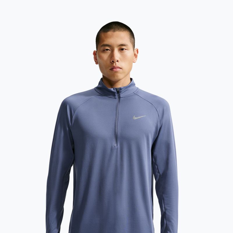 Кофта для бігу чоловіча Nike Stride 1/4 Zip Dri-Fit diffused blue 4
