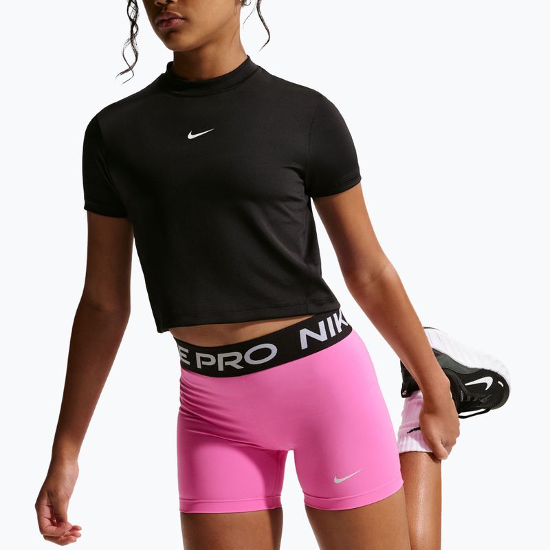 Шорти дитячі Nike Pro playful pink/white 4