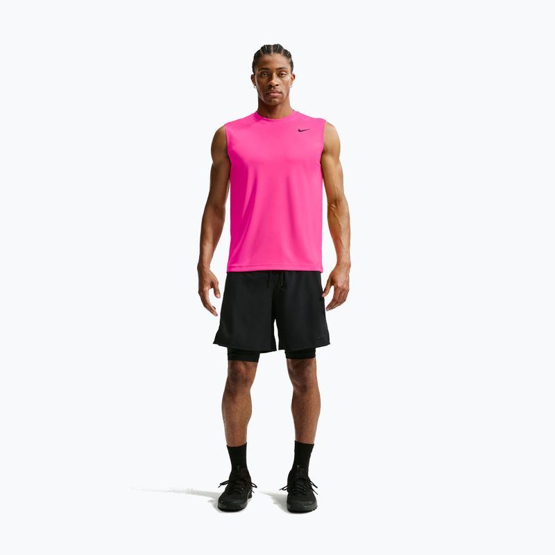 Футболка для тренувань чоловіча Nike Dri-FIT Sleeveless Training Top hyper pink/black 7