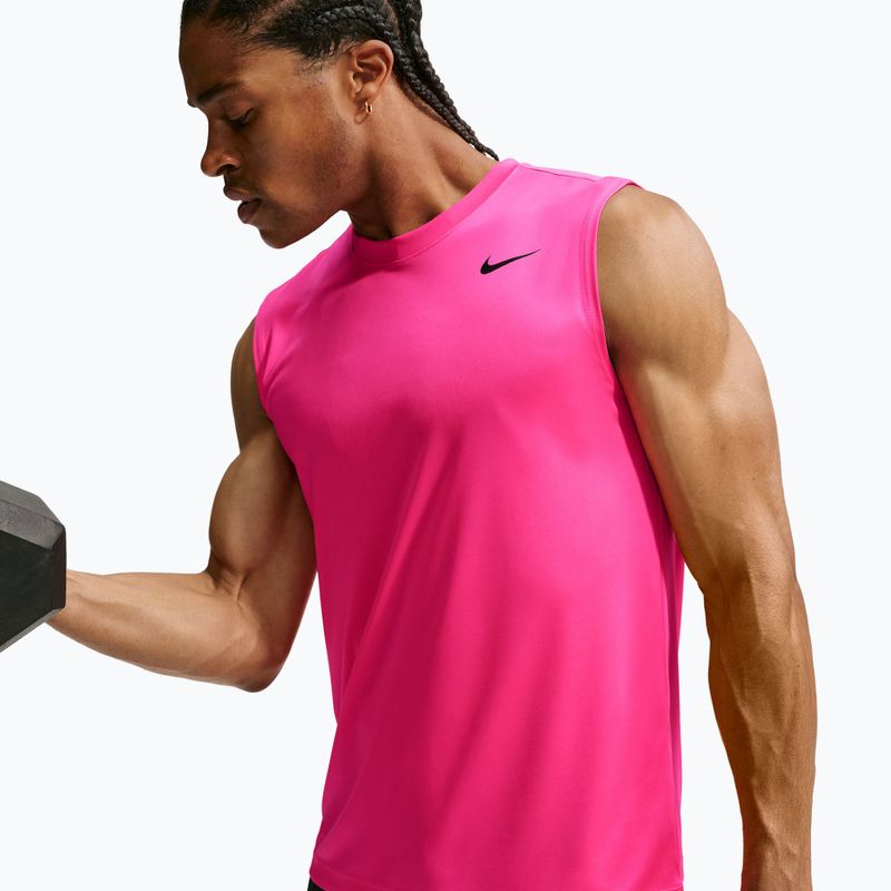 Футболка для тренувань чоловіча Nike Dri-FIT Sleeveless Training Top hyper pink/black 5
