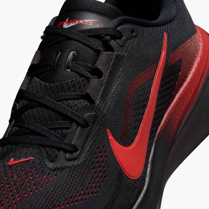 Кросівки для бігу чоловічі Nike Pegasus 42 black/university red/bright crimson 7
