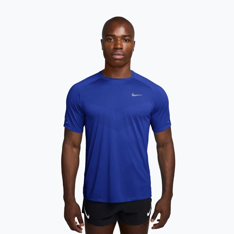 Футболка для бігу чоловіча Nike Stride hyper royal