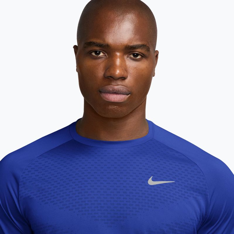 Футболка для бігу чоловіча Nike Stride hyper royal 3