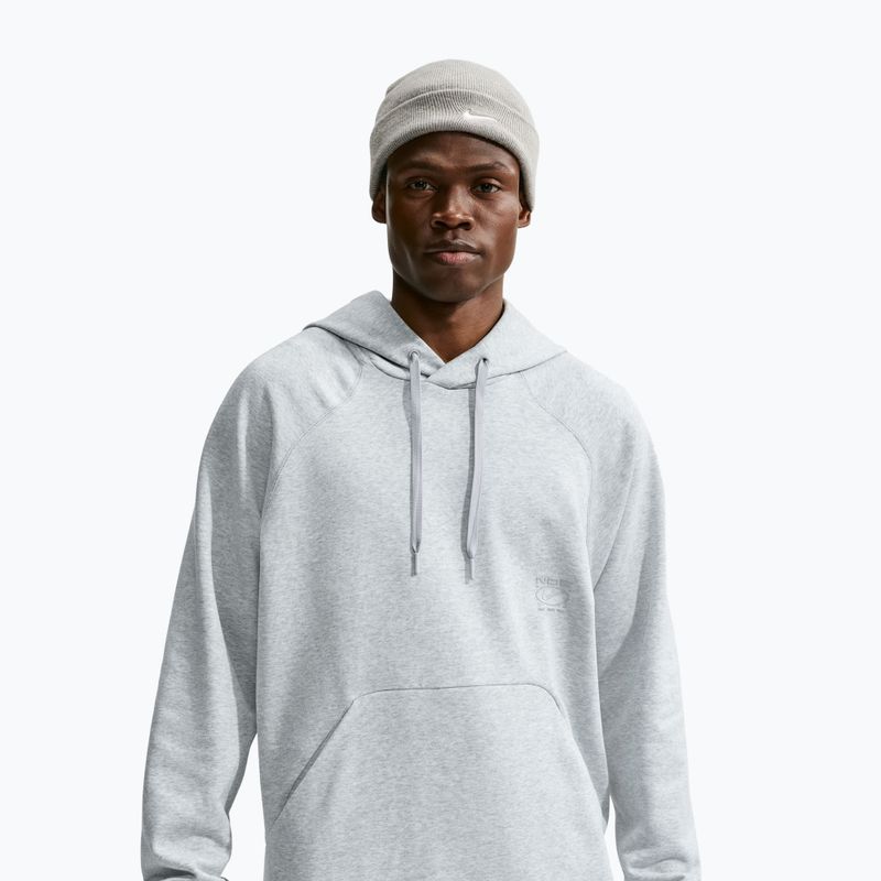Кофта тренувальна чоловіча Nike N.A.C. light smoke grey/htr/light smoke grey 4