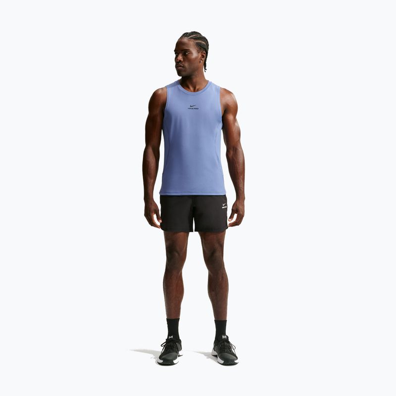Футболка для тренувань чоловіча Nike Pro indigo storm/black 8