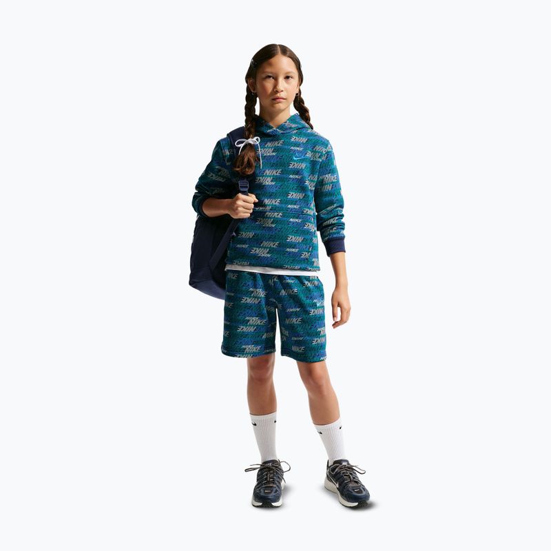 Кофта дитяча Nike Sportswear Club Fleece bright spruce/midnight navy/game royal 2