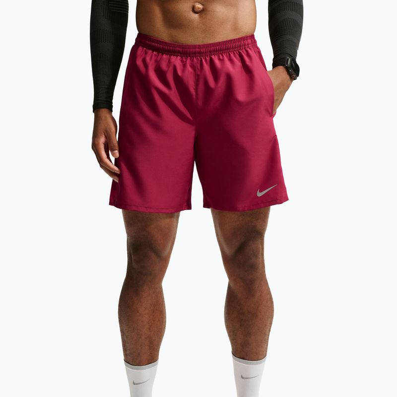 Шорти для бігу чоловічі Nike Miler tough red/sport red 5