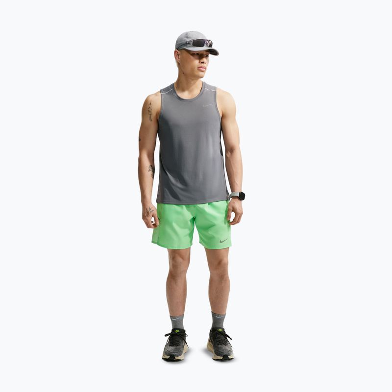 Шорти для бігу чоловічі Nike Miler illusion green 2