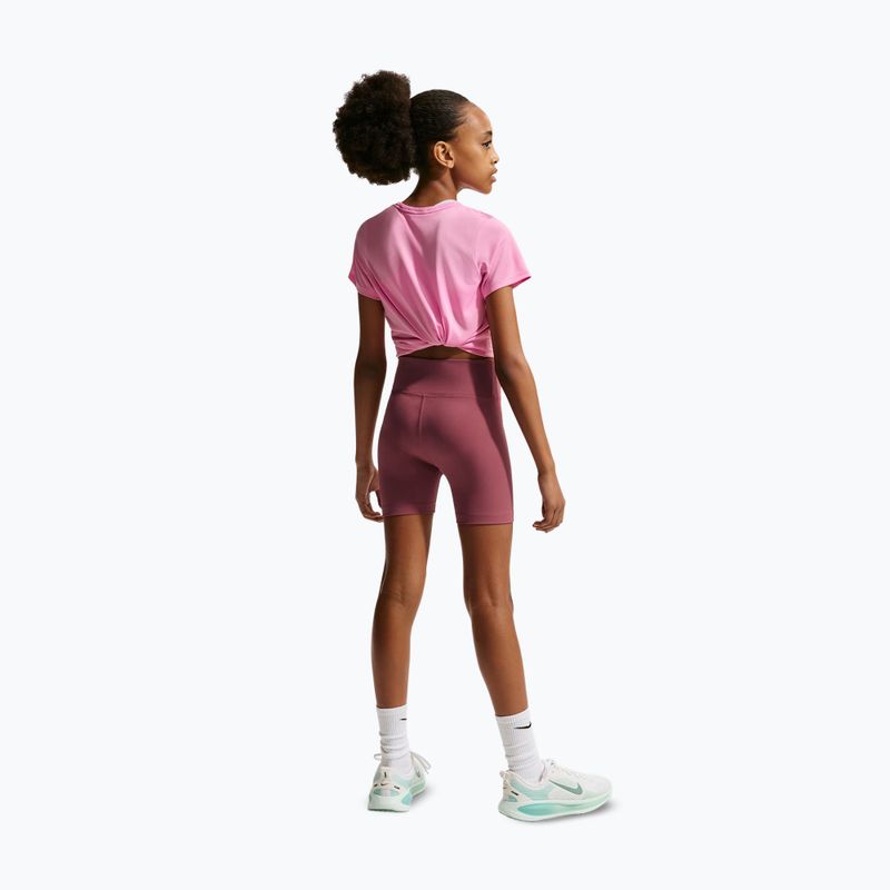 Шорти дитячі Nike One pink smoke/white 3