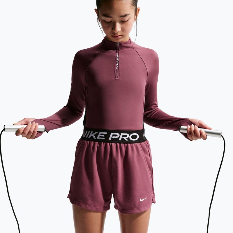 Шорти дитячі Nike Pro Fleece pink smoke/pink smoke/black/white 6