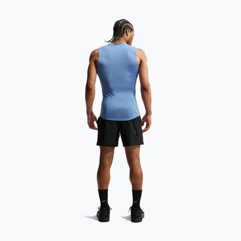 Футболка для тренувань чоловіча Nike Pro indigo storm/black 2