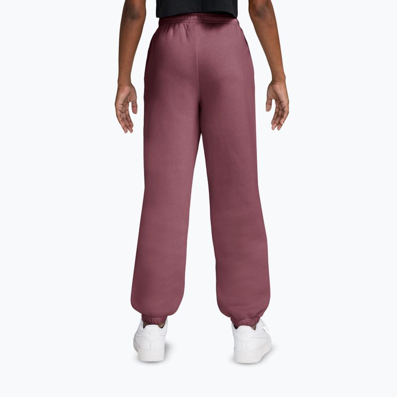 Штани дитячі Nike Sportswear Studio Fleece pink smoke/white 2