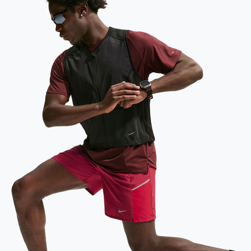 Шорти для бігу чоловічі Nike Miler tough red/sport red 4