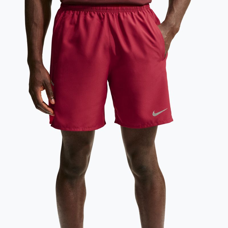 Шорти для бігу чоловічі Nike Miler tough red/sport red 5