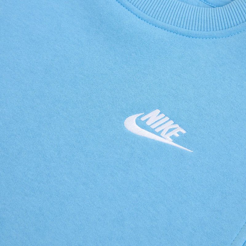 Кофта дитяча Nike Sportswear Club Fleece football blue/white 3