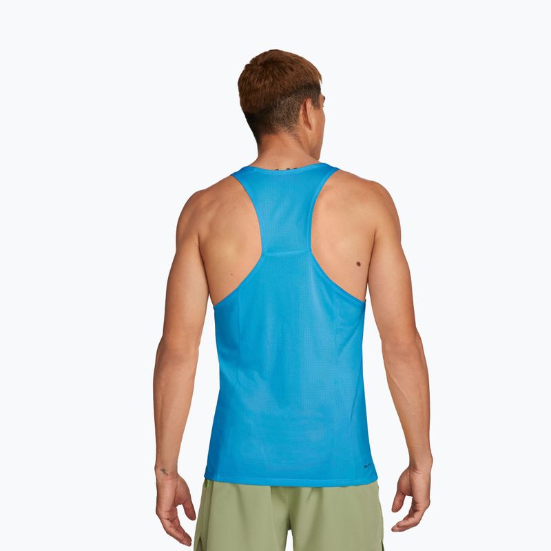 Футболка для бігу чоловіча Nike Fast Dri-Fit light current blue 2