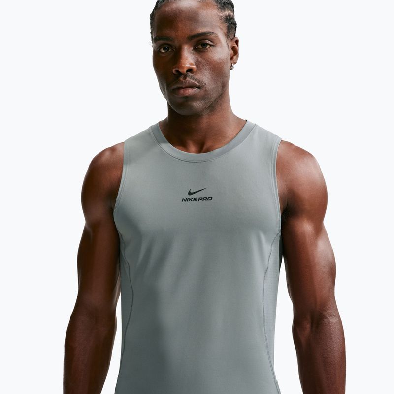 Футболка для тренувань чоловіча Nike Pro smoke grey/black 3
