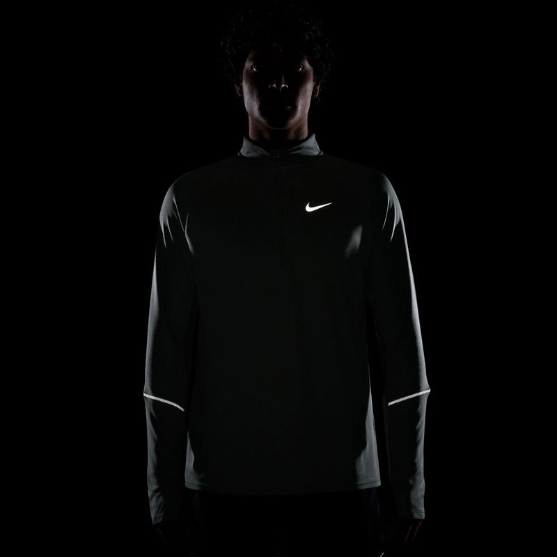 Кофта для бігу чоловіча Nike Miler Dri-Fit UV 1/2 Zip camo green 4