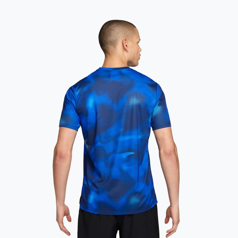 Футболка для бігу чоловіча Nike Miler midnight navy 2