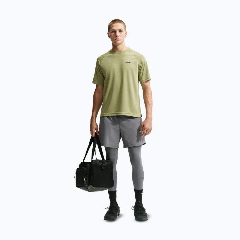 Футболка для тренувань чоловіча Nike Flex dusty olive/black 2