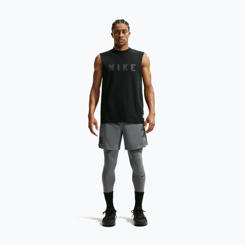 Шорти для тренувань чоловічі Nike Flex smoke grey/black 2
