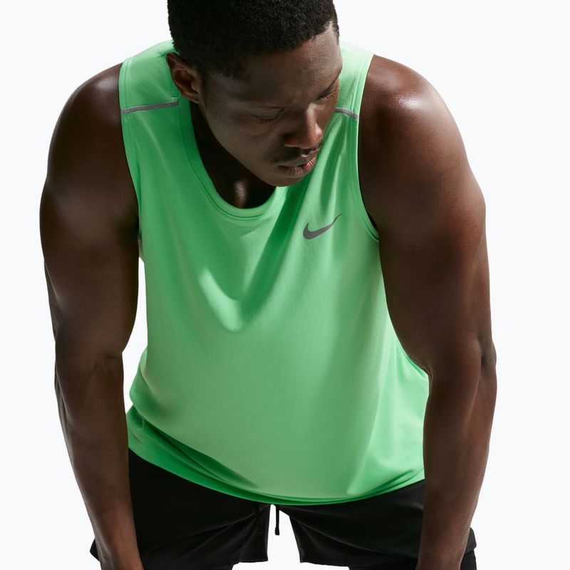 Футболка для бігу чоловіча Nike Miler illusion green 7