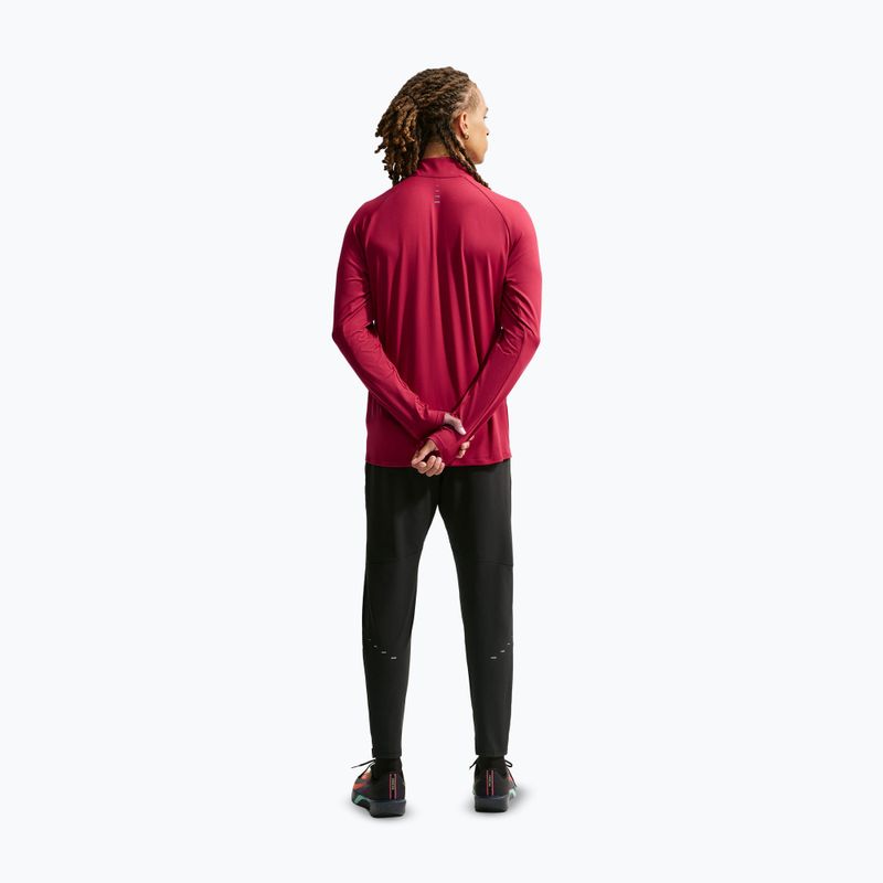Кофта для бігу чоловіча Nike Stride 1/4 Zip Dri-Fit tough red 3