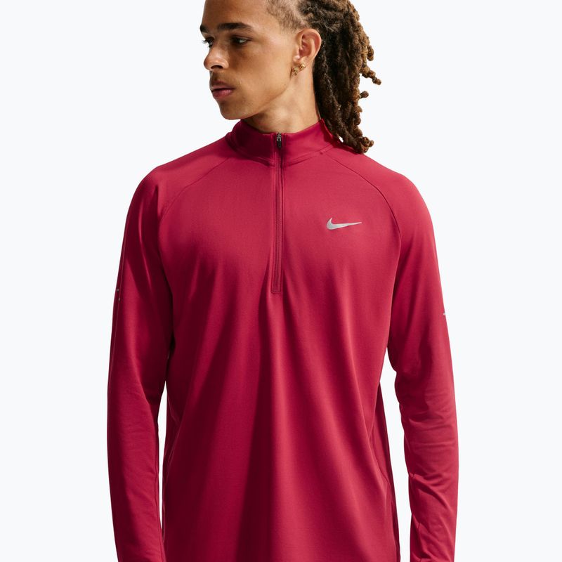 Кофта для бігу чоловіча Nike Stride 1/4 Zip Dri-Fit tough red 4