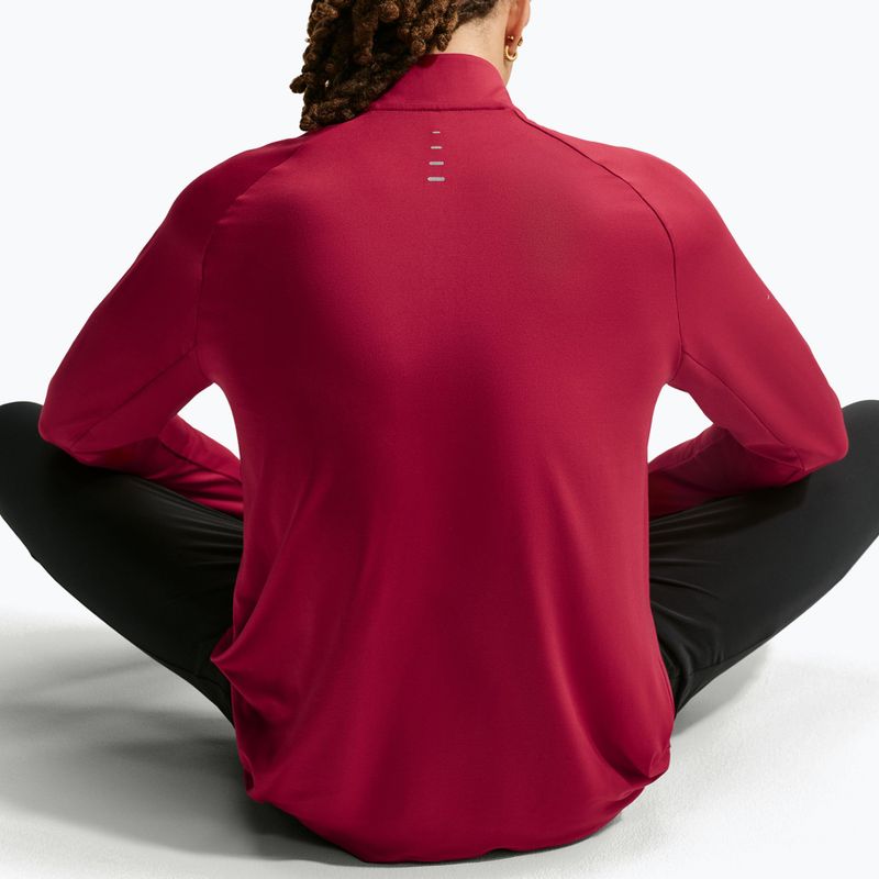 Кофта для бігу чоловіча Nike Stride 1/4 Zip Dri-Fit tough red 5