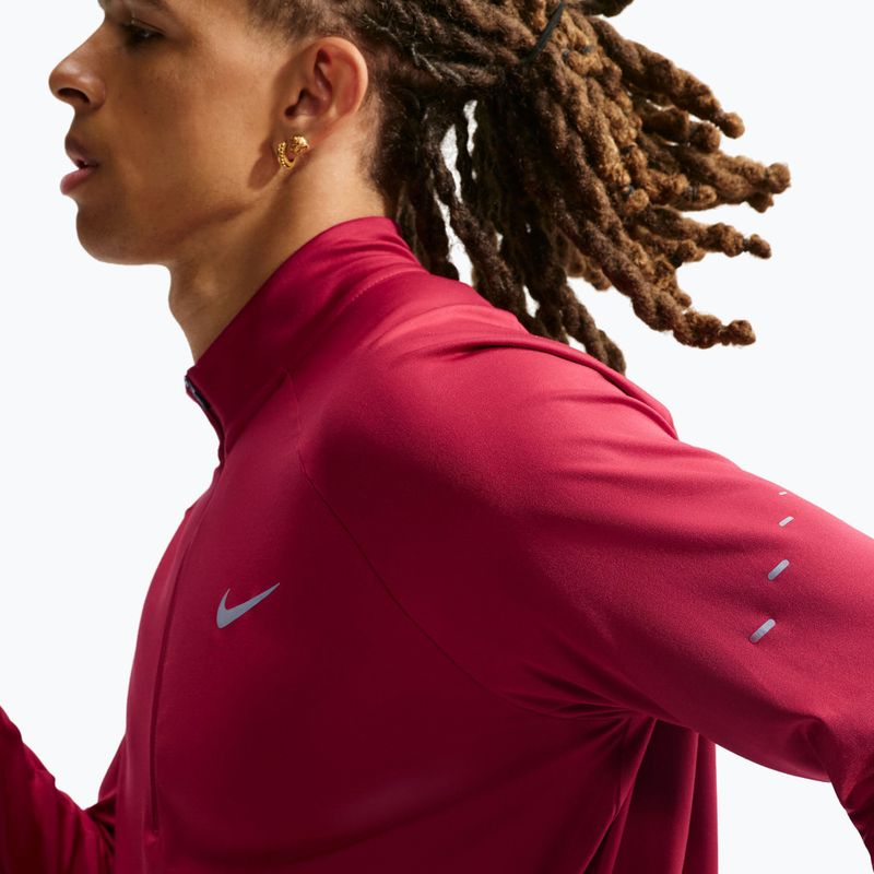 Кофта для бігу чоловіча Nike Stride 1/4 Zip Dri-Fit tough red 6